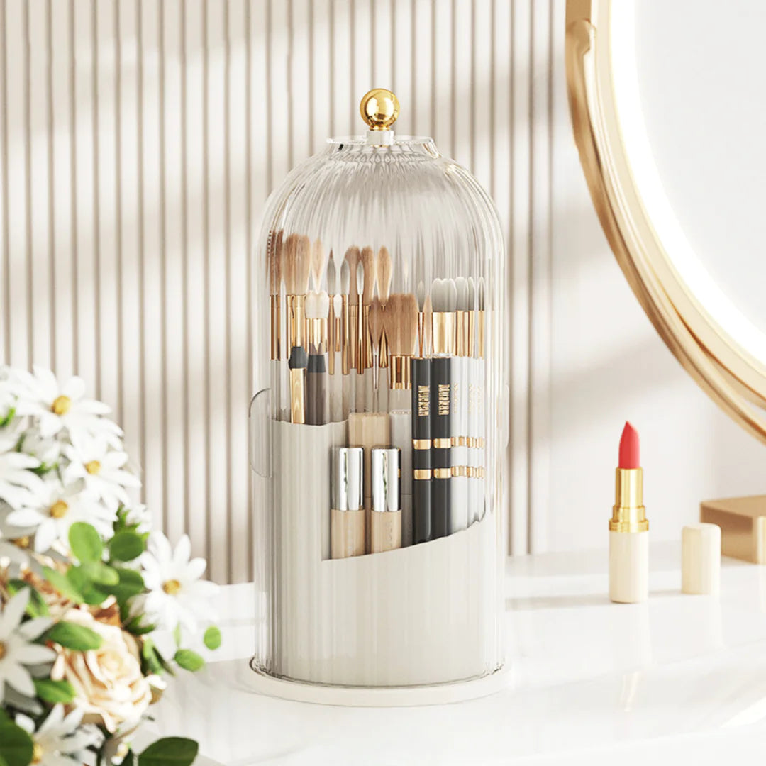 Dust-Proof Makeup Organizer Jar